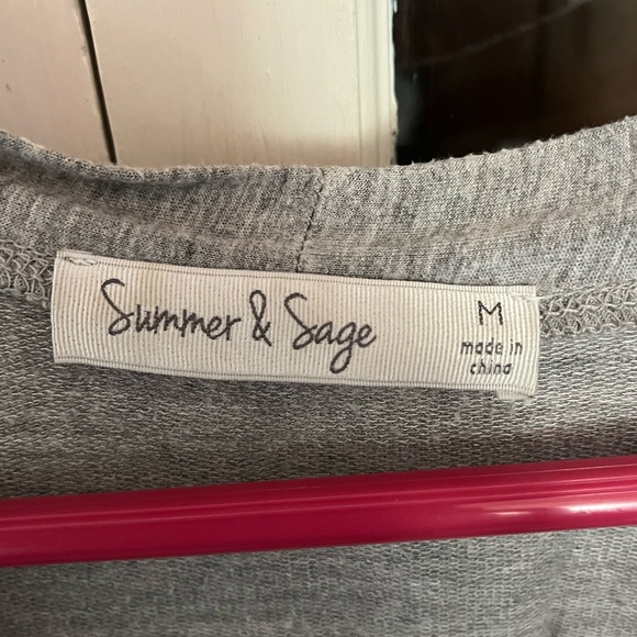 Summer & Sage Gray Sweater And Jacket - Picture 3 of 3